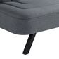 Lifestyle Solutions Frankie Convertible Sofa in Charcoal, , large
