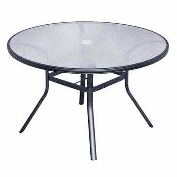 Redline Creation Inc. 40"  Round Glass Top Table, , large