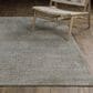 Oriental Weavers Mallory MAL01 Grey and Blue 6"7" x 9"6" Area Rug, , large