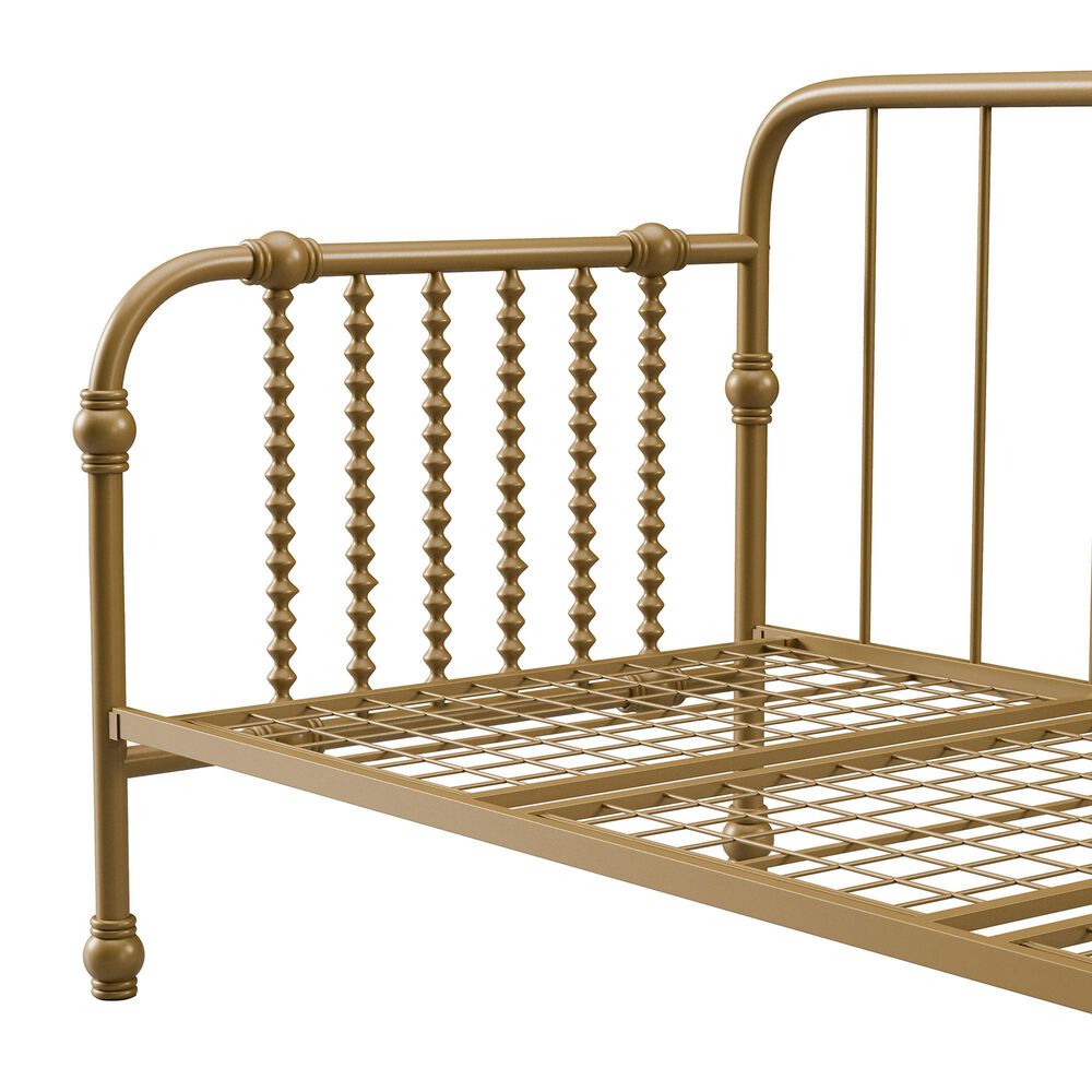 Furniture of America Wren Twin Daybed with Trundle in Gold, , large