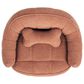 Jennifer Taylor Home Louie 30.5" Modern Dog Sofa Bed with Bone Pillow in Spice Orange, , large