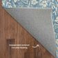 Dalyn Rug Company Soft Essentials Floral Denim 3" x 5" Indoor/Outdoor Area Rug, , large