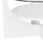 Lumisource U-Shaped Coffee Table in White and Clear, , large
