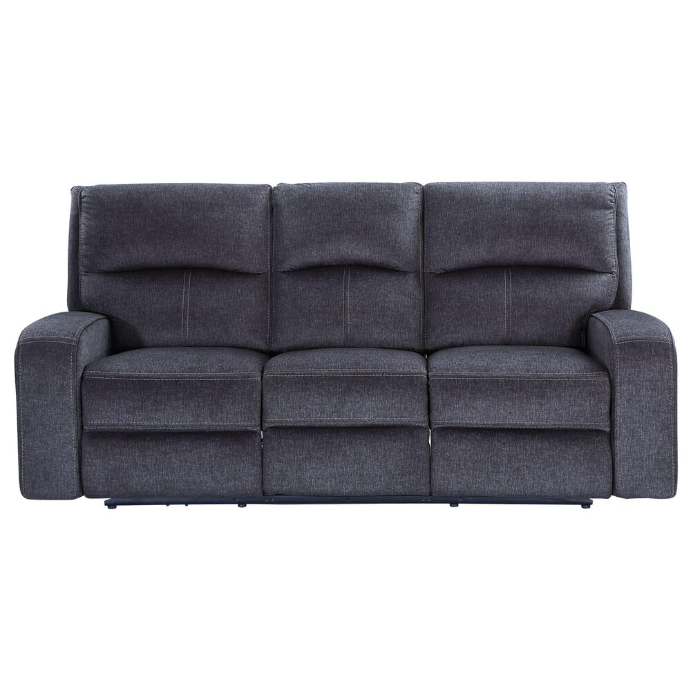 Steve Silver Lovell Power Reclining Sofa in Charcoal Gray, , large