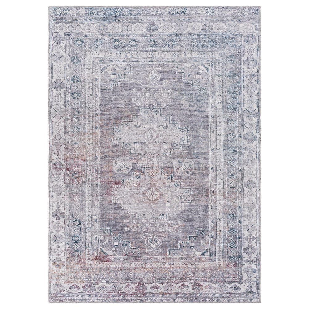 Surya Colin 5"3" x 7"3" Charcoal, Light Gray, Brown and Cream Area Rug, , large