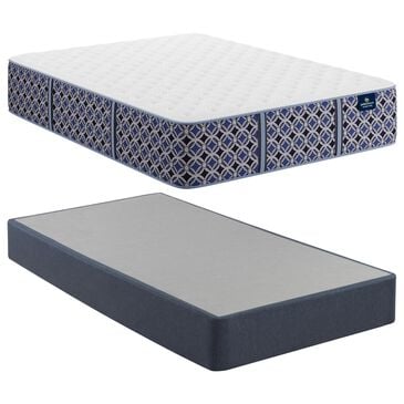 Serta Perfect Sleeper Signature Stevens Park Firm Twin Mattress with Low Profile Box Spring, , large