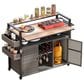 HOMLUX 53" Wicker Outdoor Kitchen Island in Grey, , large