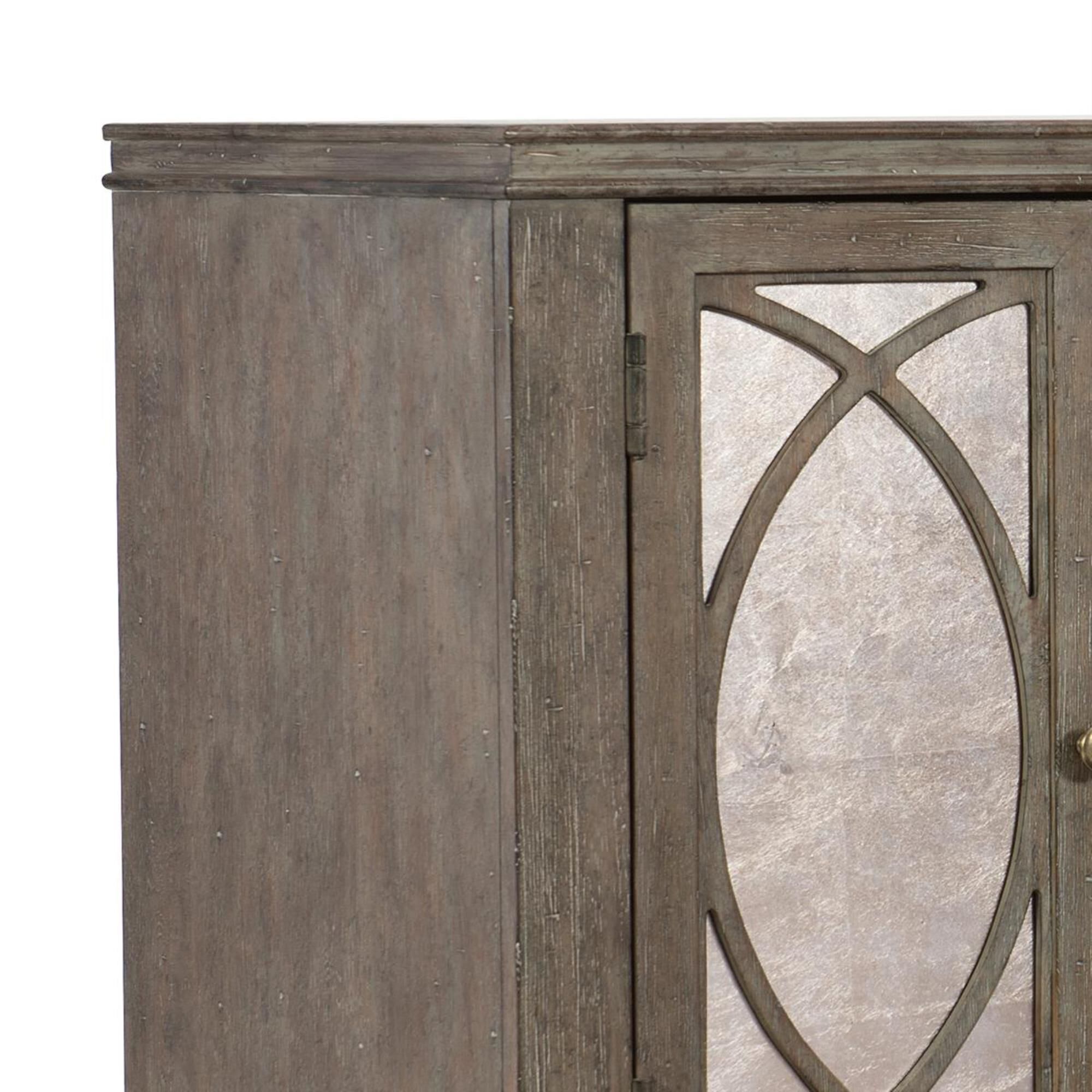 Hooker Furniture Rustic Glam Credenza in Light Wood Nebraska