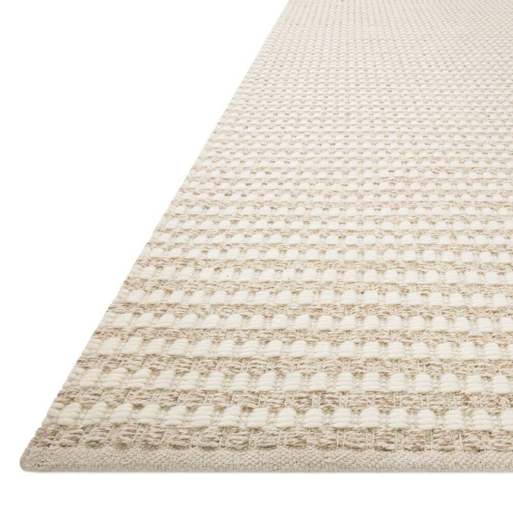 Amber Lewis x Loloi Ojai 2&#39;6&quot; x 7&#39;6&quot; Ivory and Natural Runner, , large