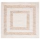 Safavieh Natura 6" Square Ivory and Natural Area Rug, , large