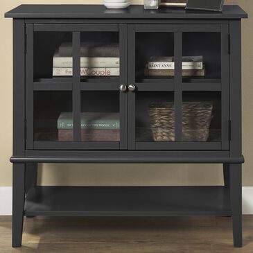 DHP Cottage Hill 2-Door Storage Cabinet in Black, , large