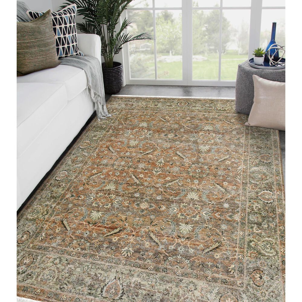 Amer Rugs Milano 8&#39; x 10&#39; Amber and Sage Area Rug, , large