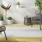 Surya Alfresco 5"3" x 7"7" Pearl, Saffron, Beige and Tan Indoor/Outdoor Area Rug, , large