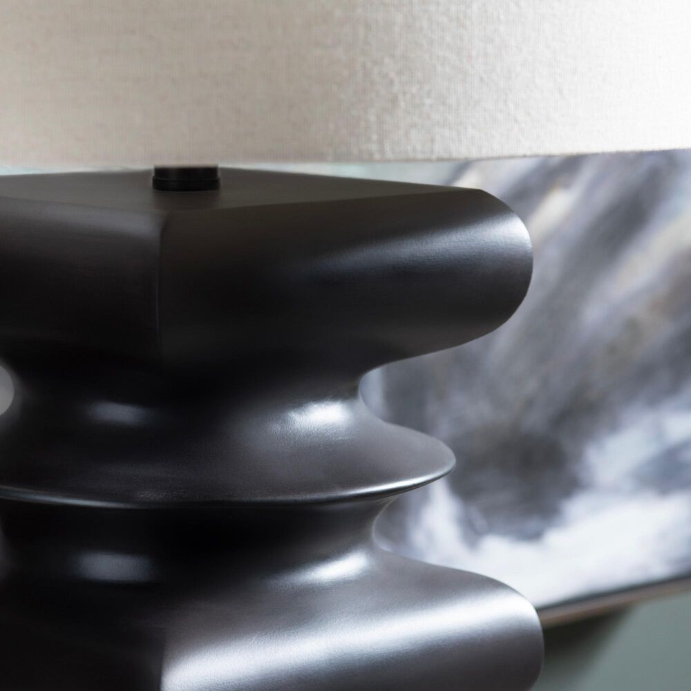 Crestview Collection Zane Table Lamp in Black, , large