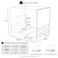 Furniture of America Rosadale Queen X-Cross Canopy Bed in White, , large