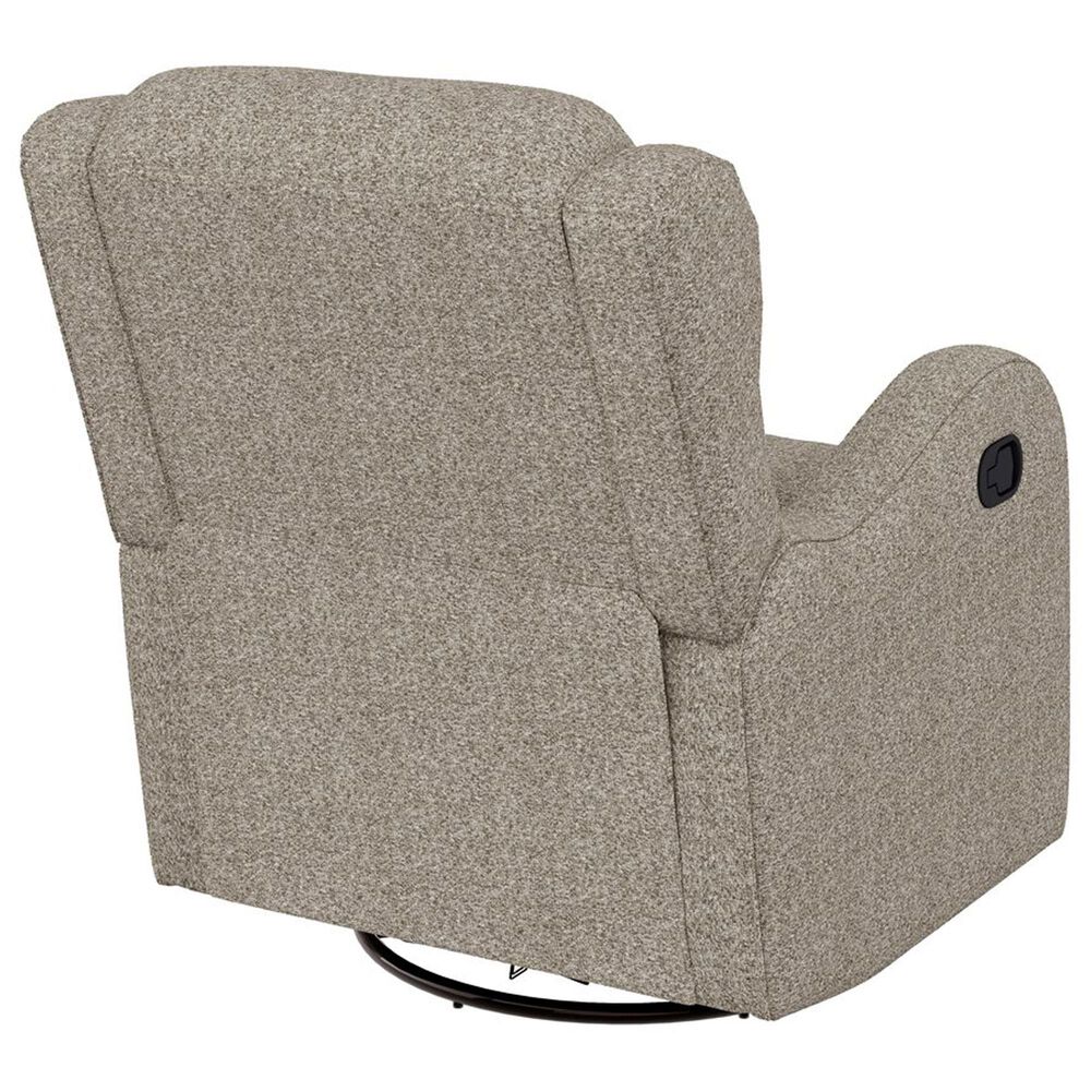 Emerald Home Furnishings Henry Swivel Glider Recliner in Brown, , large