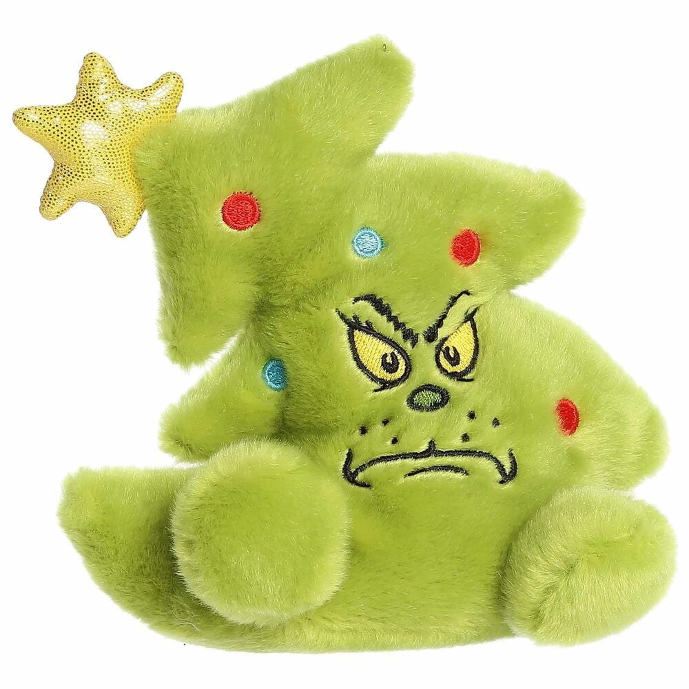 Aurora Palm Pals 5&quot; Grinch Tree Plush in Green, , large