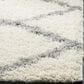 Safavieh Dallas Shag SGD257F-5 5"1" x 7"6" Ivory/Grey Area Rug, , large