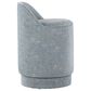 Lumisource Marla Upholstered Vanity Stool in Blue, , large