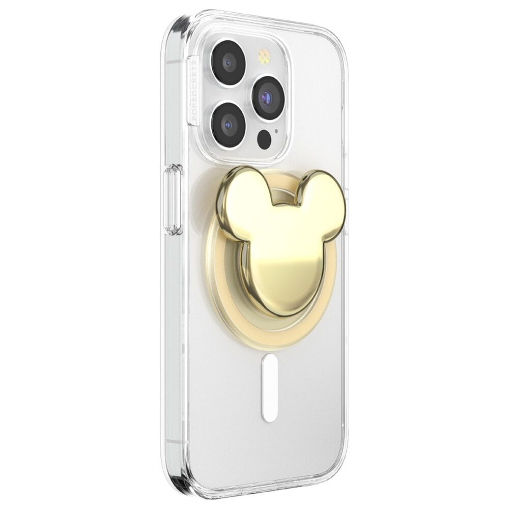 PopSockets Disney Luxe MagSafe PopGrip in Enamel Gold Mickey Head, , large