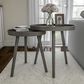 Timberlake Lavish Home 2-Piece End Table in Slate Gray, , large