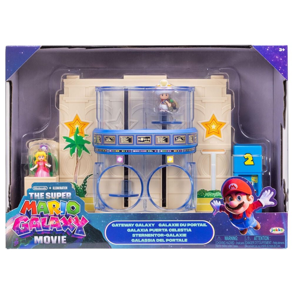Super Mario Gateway Galaxy Diorama Playset in Multicolor, , large