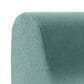 Jaxx Uptown Modern Armless Accent Chair in Boucle Green, , large