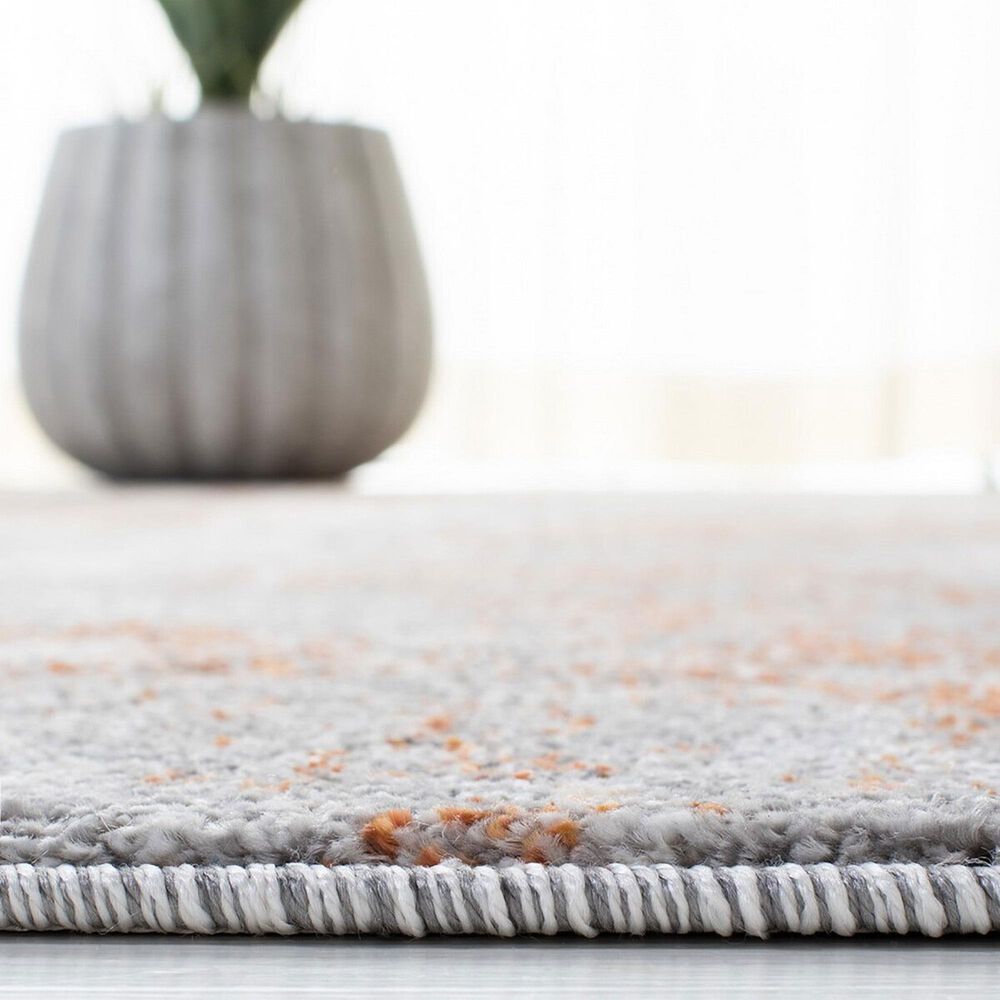 Safavieh Aston 4&#39; x 6&#39; Grey and Rust Area Rug, , large