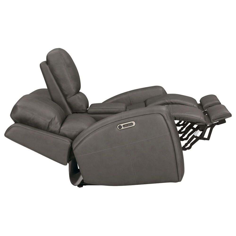 Simeon Collection Belmont Power Loveseat in Autumn Fog, , large