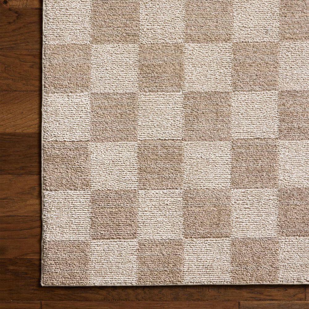 Chris Loves Julia x Loloi Calvin Pebble and Ivory 6'3" x 9'6" Area Rug, , large