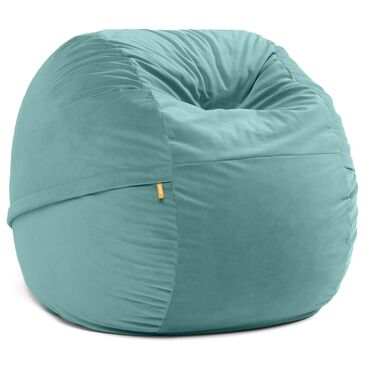 Jaxx Saxx 4" Large Round Bean Bag Chair in Turquoise, , large