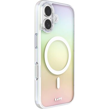 LAUT Magsafe Case HOLO for iPhone 16 Plus - Holo Pearl, , large
