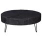 Crestview Collection Drummond Round Cocktail Table in Black, , large