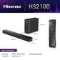 Hisense HS2100 2.1 CH Soundbar with Wireless Subwoofer, , large