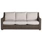 Venture Oasis Wicker Sofa with Birch Cushion in Ash Gray, , large