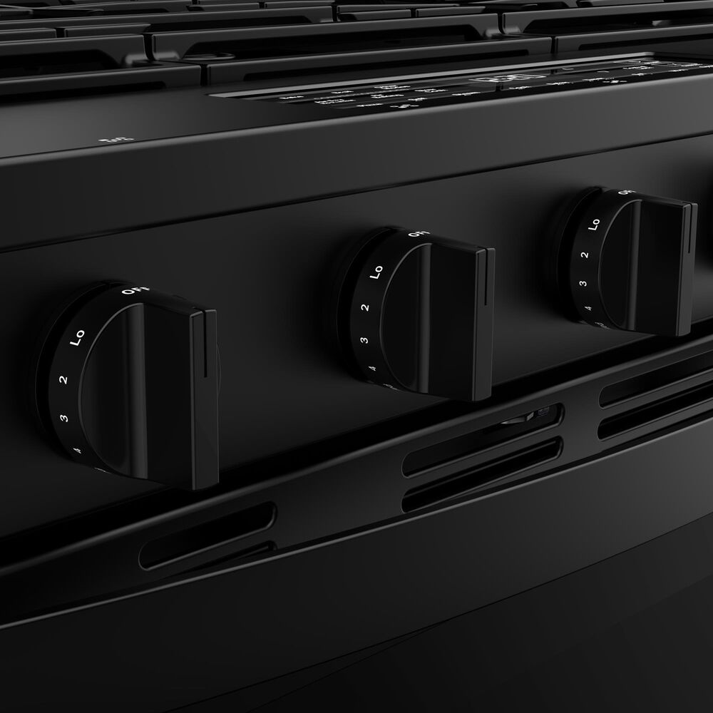 Whirlpool 30" Smart Gas Range with Air Cooking Technology in Black, , large