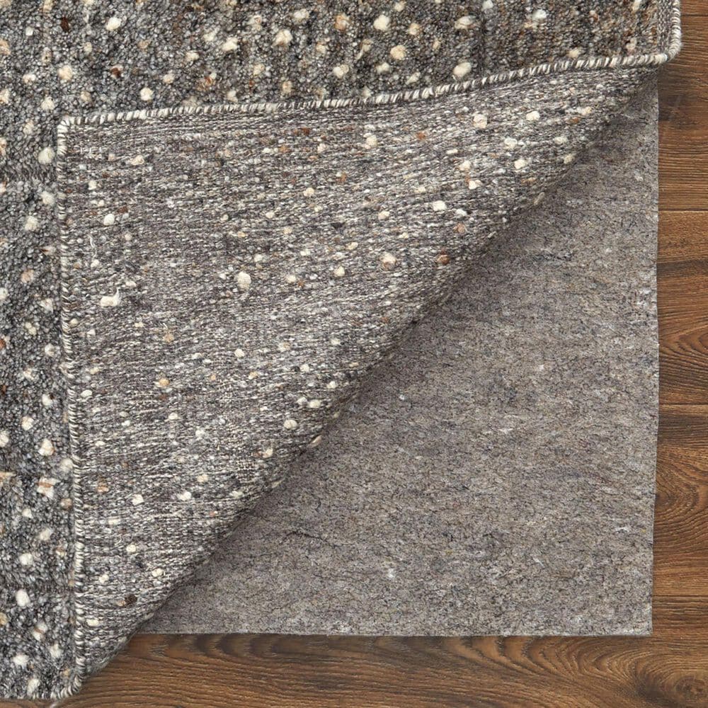Feizy Dering 4&#39; x 6&#39; Charcoal Area Rug, , large