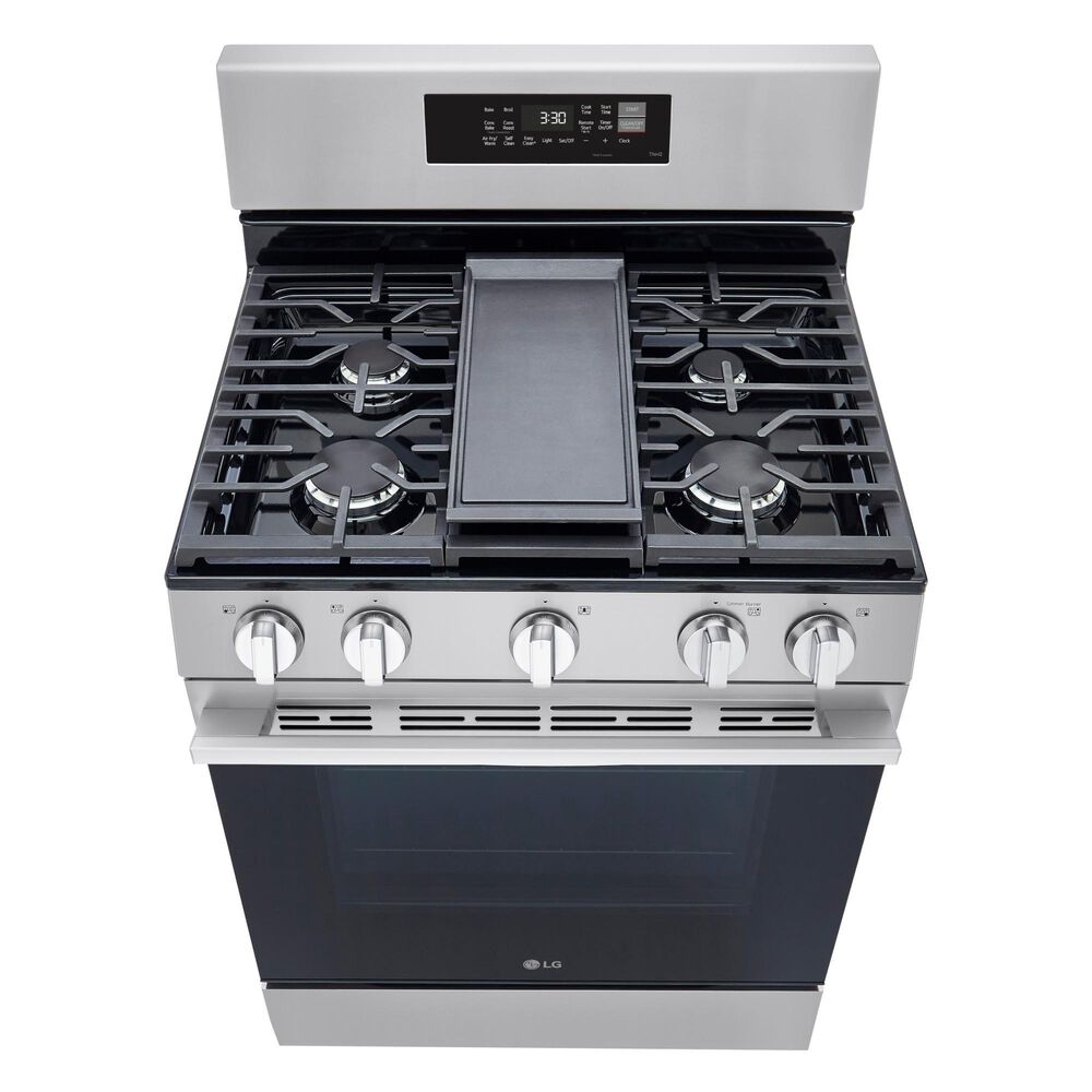 LG 6.3 Cu. Ft. Slide-In Electric Gas Range in Stainless Steel, , large