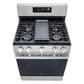 LG 6.3 Cu. Ft. Slide-In Electric Gas Range in Stainless Steel, , large