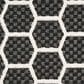 Nourison Twist Reversible 2" x 6" Black Indoor/Outdoor Runner, , large