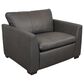 Aurora Furnishings Power Accent Chair in Malta Charcoal, , large