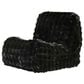 HOMLUX Togo Sofa Bean Bag Chair in Black, , large