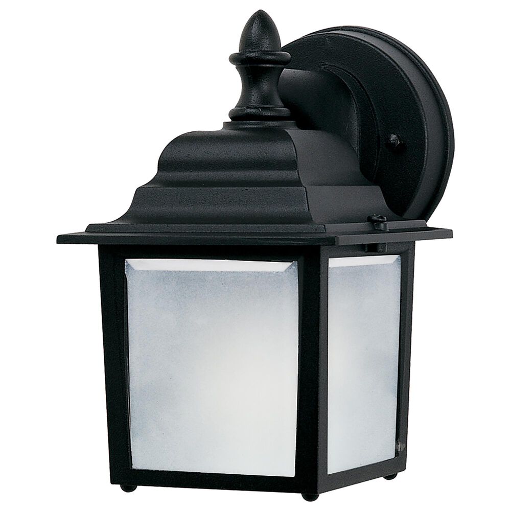 Maxim Lighting Builder Cast 8.5" LED 1-Light Outdoor Wall Mount in Black, , large