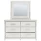 Ashley Zuraleus 3-Piece Queen Upholstered Storage Bedroom Set in Matte White, , large