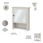 Bush Salinas Bathroom Bathroom Medicine Cabinet in Linen White Oak, , large
