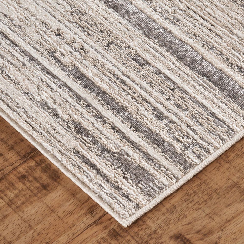 Feizy Micah Black and Dark Gray 12&#39; x 15&#39; Area Rug, , large