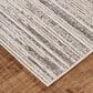 Feizy Micah Black and Dark Gray 12" x 15" Area Rug, , large