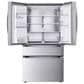 LG 24.5 Cu. Ft. 4-Door French Door Refrigerator in Stainless Steel, , large