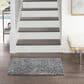 Nourison Silk Shadows 2" x 3" Graphite Area Rug, , large