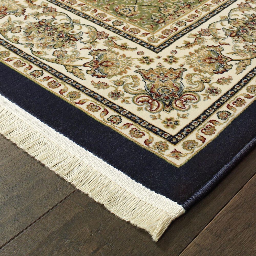 Oriental Weavers Masterpiece 1331B 2&#39;3&quot; x 10&#39; Navy Runner, , large